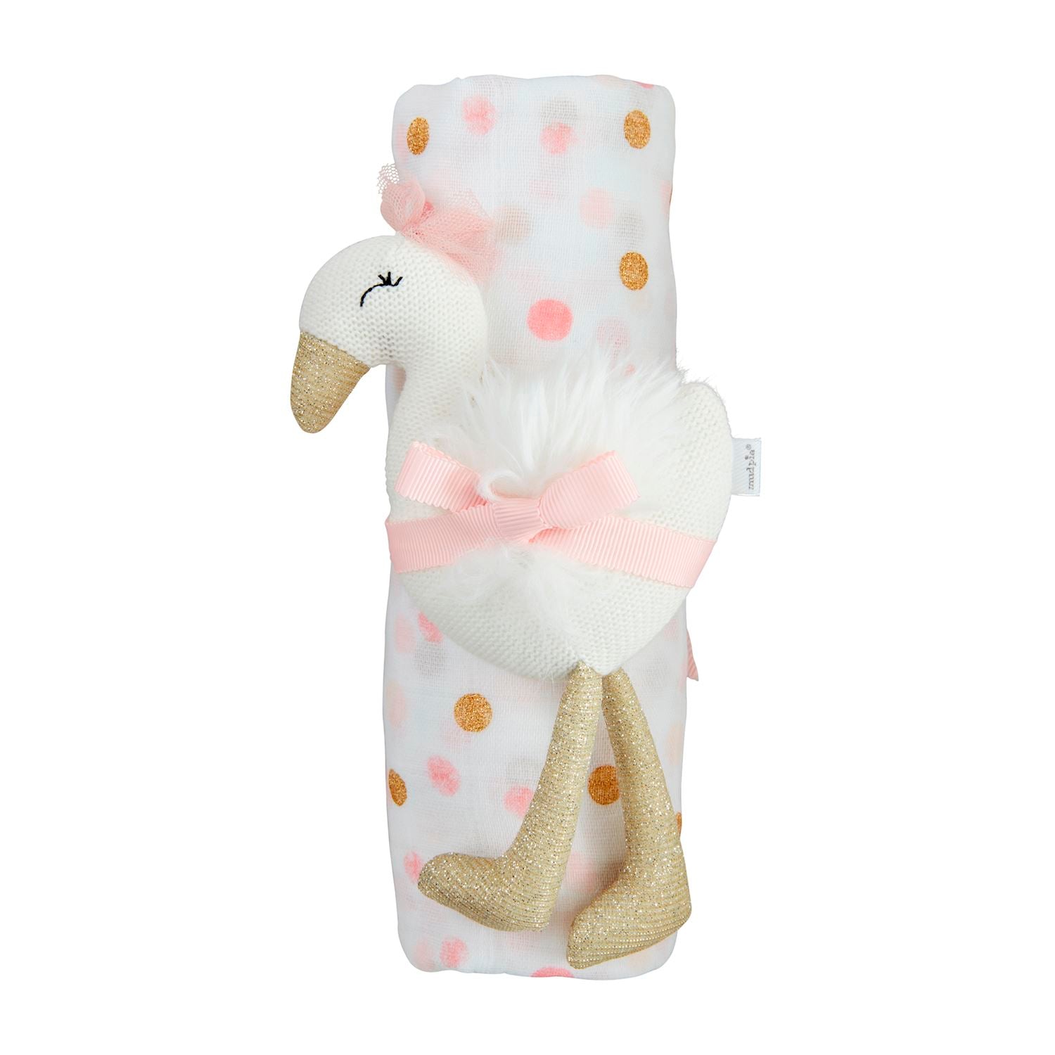 Swaddle & Rattle Set