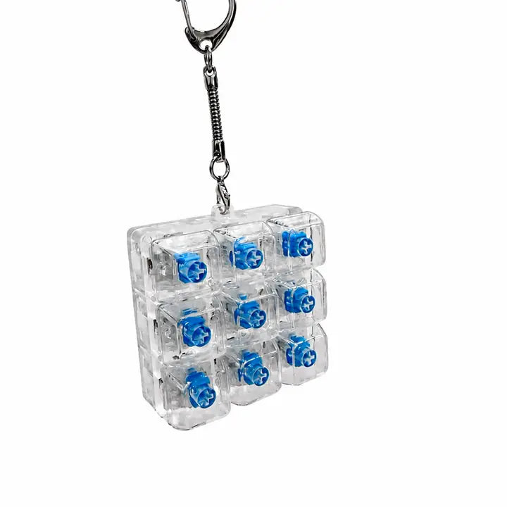 Light Up Keyboard Clicker Keychain