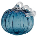 Savory Blue Glass Pumpkin
