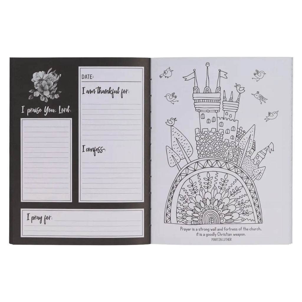 Worry Less, Pray More Coloring Journal