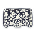 Navy Floral Double Spoon Rest