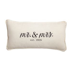 Lumbar Mr. Mrs. 2026 Pillow