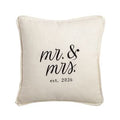Square Mr. Mrs. 2026 Pillow