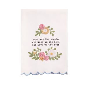 Mom Embroidered Towels