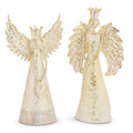 17" Gold Brush Ivory Angel