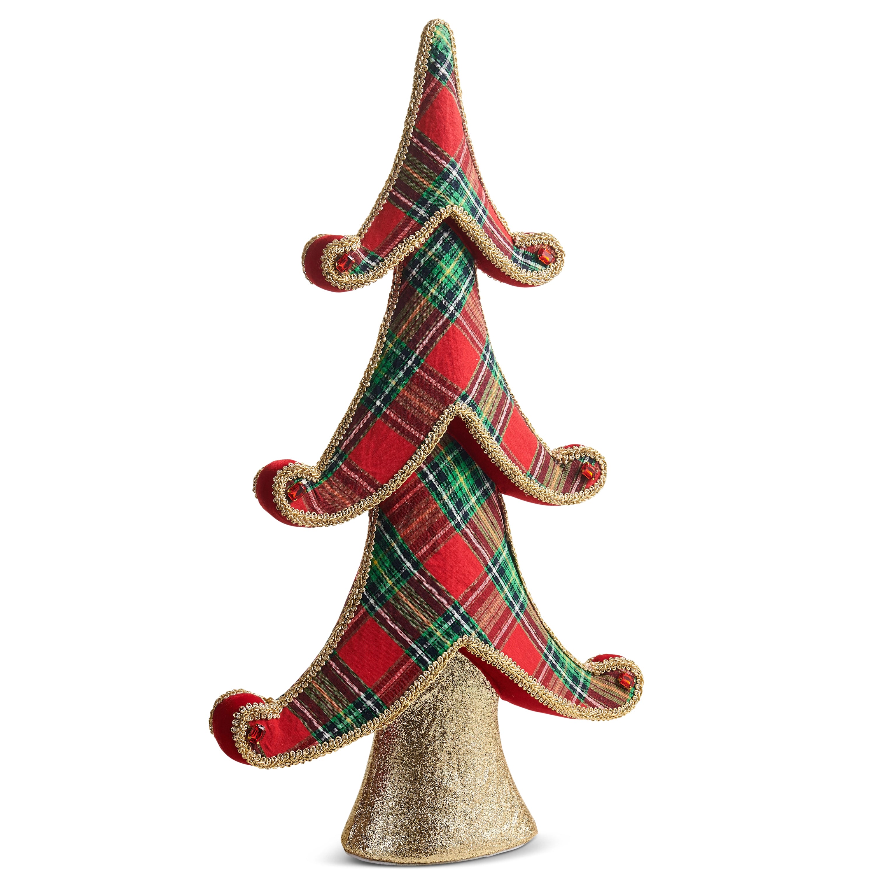 23.5" Red Plaid Tree