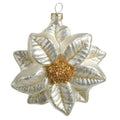 White poinsettia Ornament
