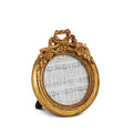 4.5" Gold Bow Photo Frame