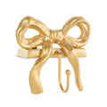 Gold Bow Stocking Holder