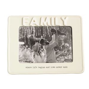 5x7 Ceramic Family Frame