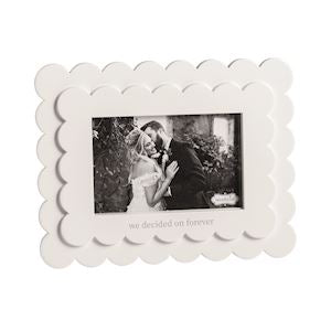Decided on Forever Scalloped Frame