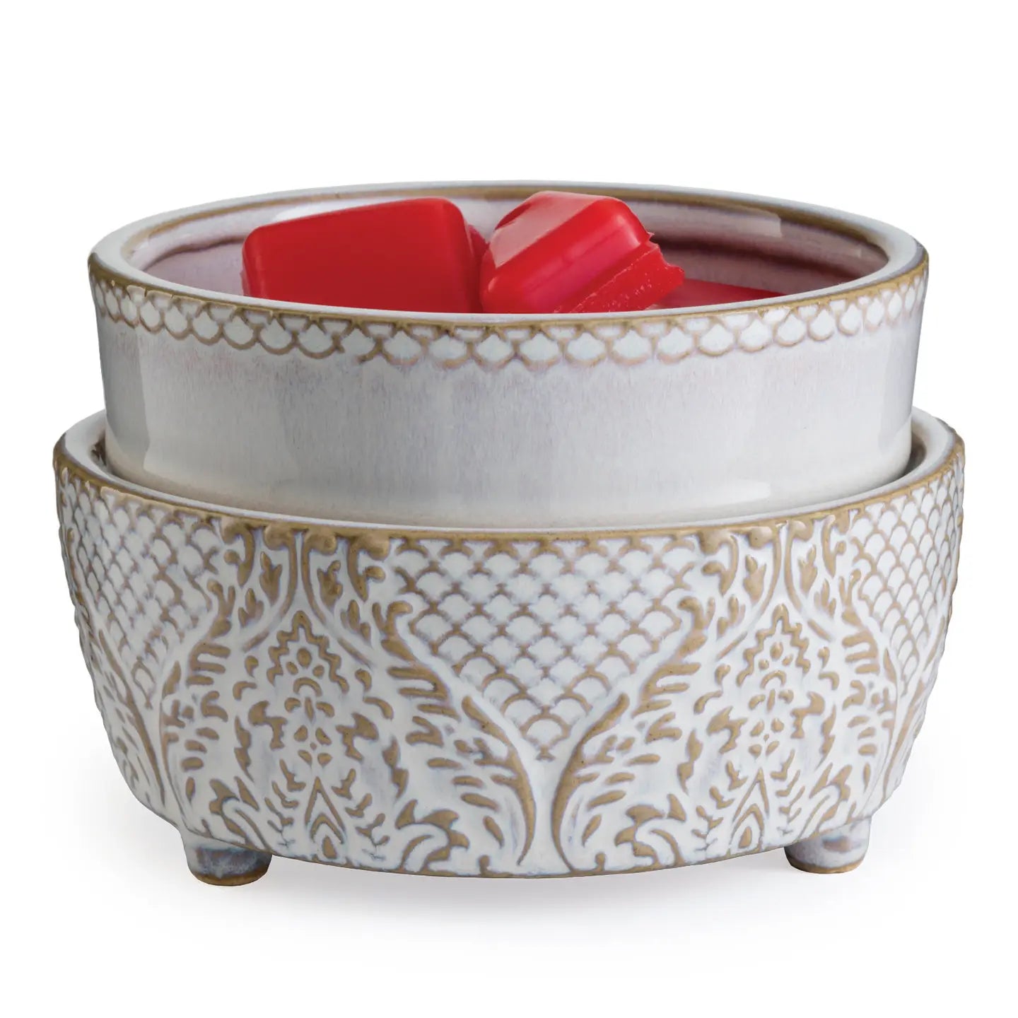 Vintage White Warmer 2in1