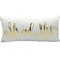 Gold Foil Mr&Mrs Pillow
