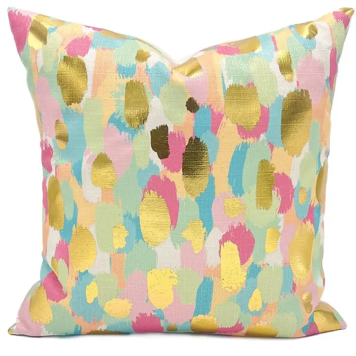 Gold Foil Pillows