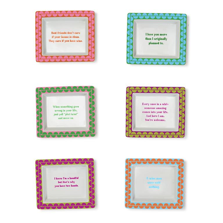 Wise Saying Desk Trays