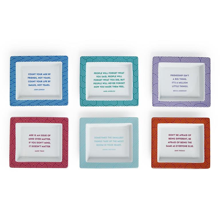 Wise Saying Desk Trays