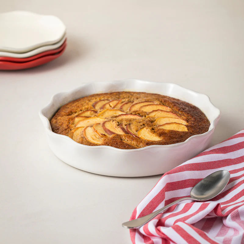 Casafina Ruffle Pie Dish 11in.
