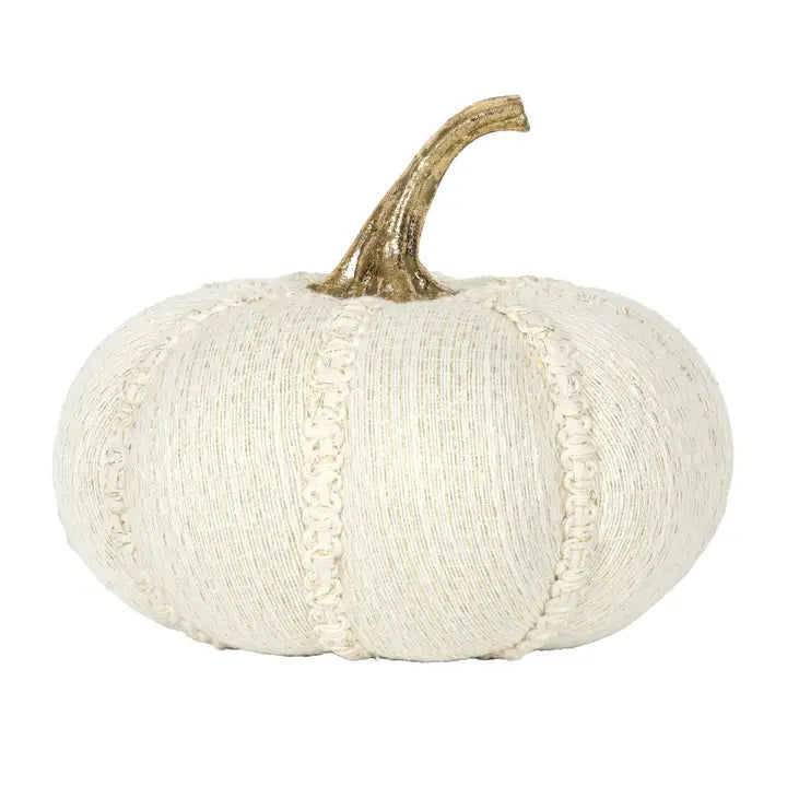 Cotton Shimmer Pumpkin 8"