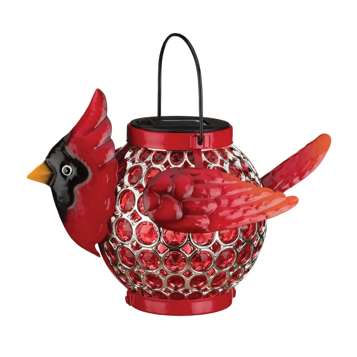 Cardinal Crystal Solar Lantern