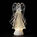 Lighted Swirl Angel w/Heart