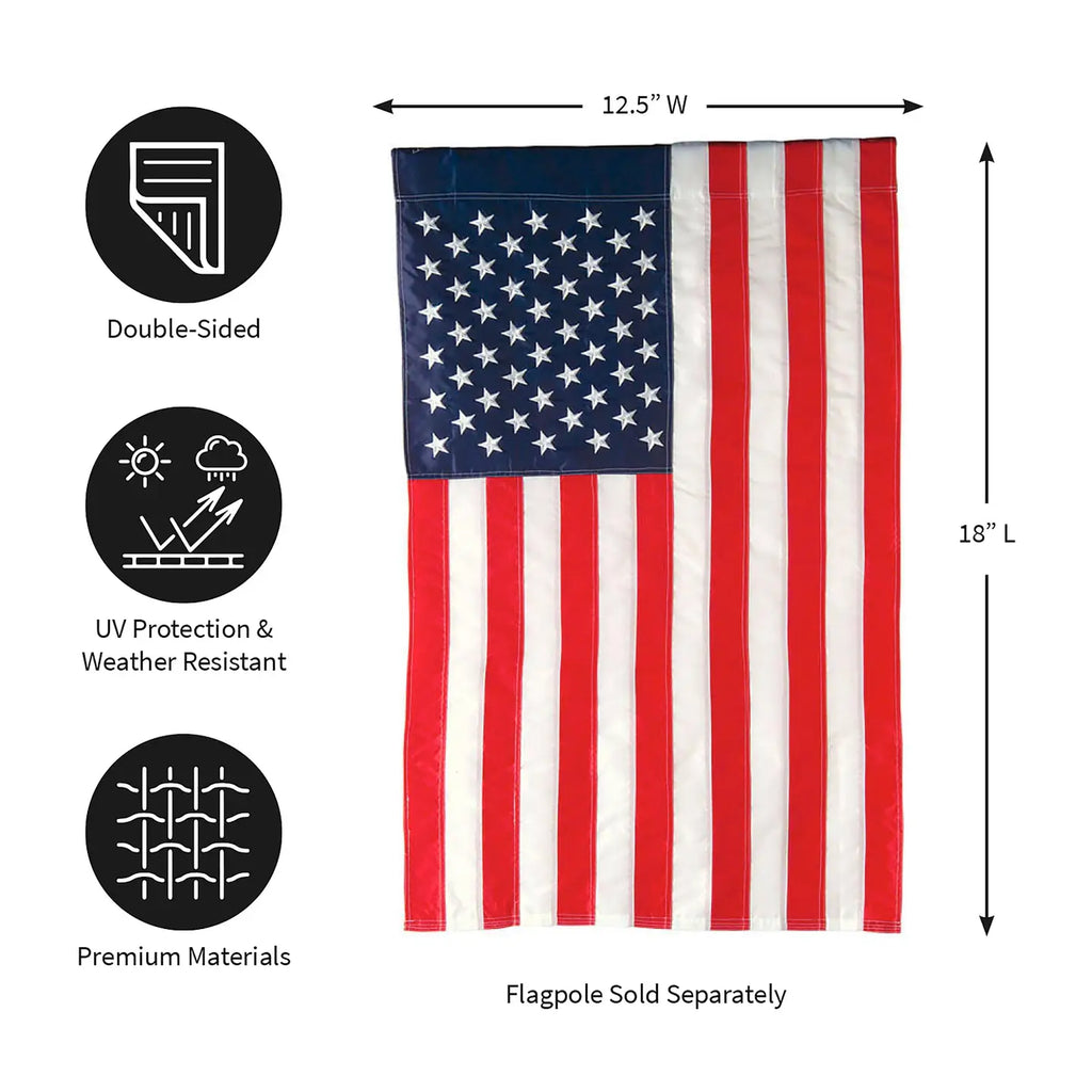 American Flag Applique Flag