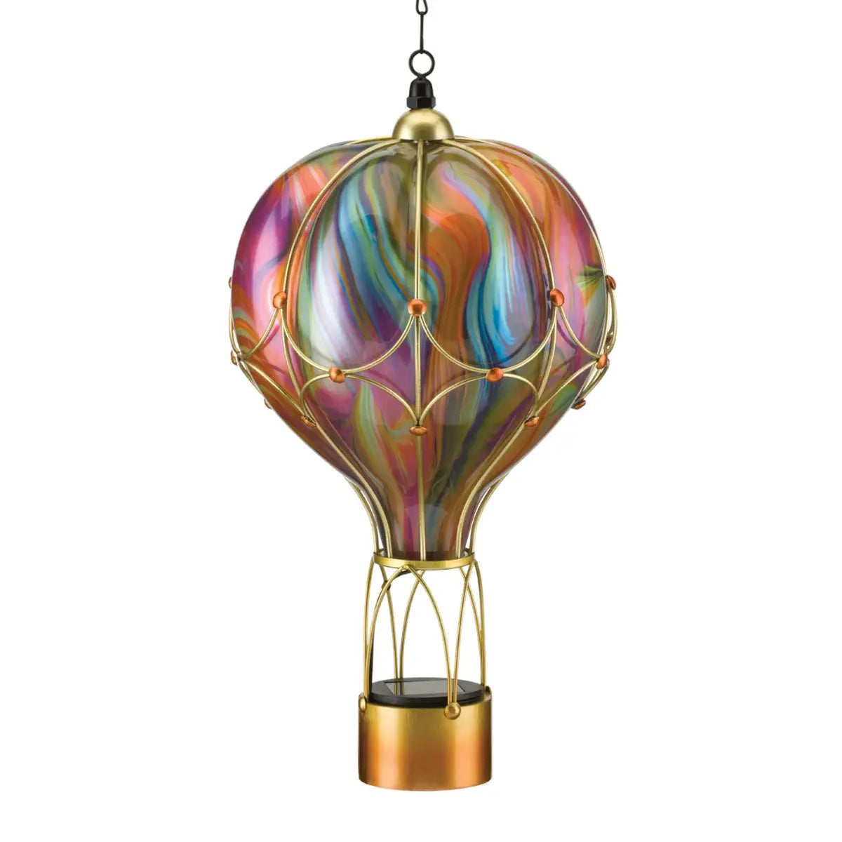 LG Orange Swirl Lantern