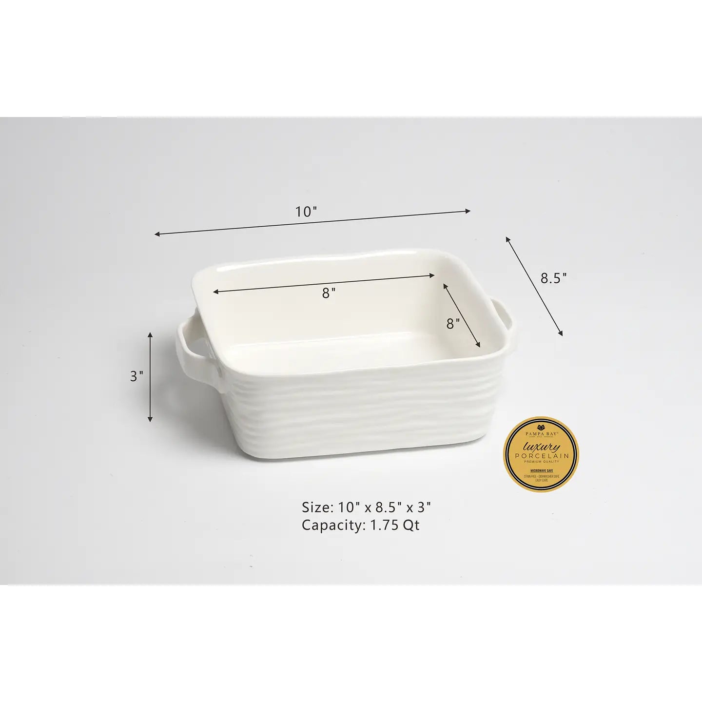 Le Blanc 8x8 Square Baking Dish