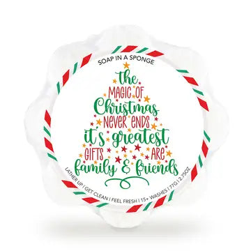 Christmas Caren Sponge