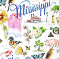 Mississippi Guest Napkins