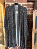 Black Dotty Dot Robe