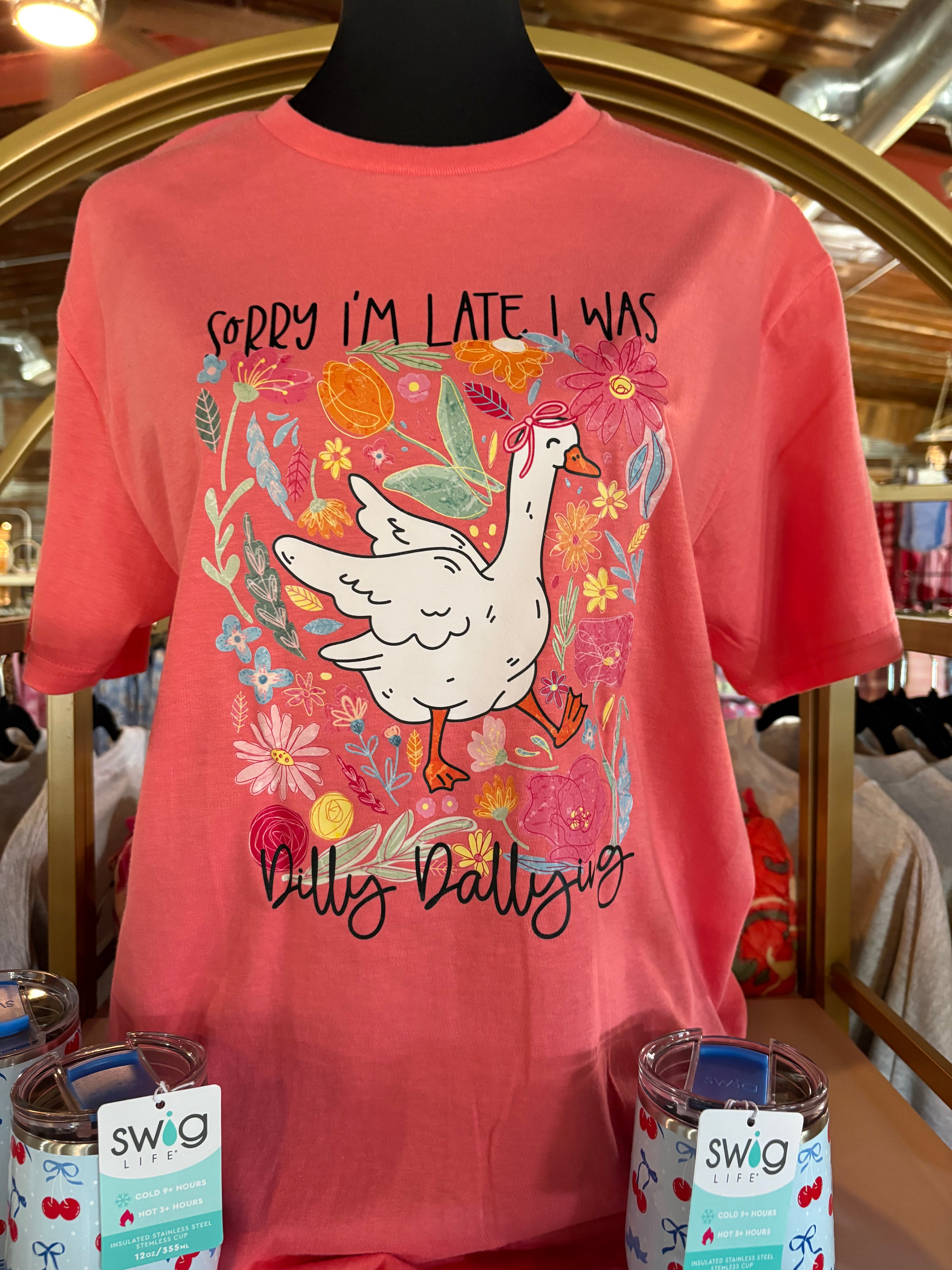 Sorry I'm late tee