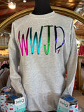 WWJD Metallic Puff Sweatshirt