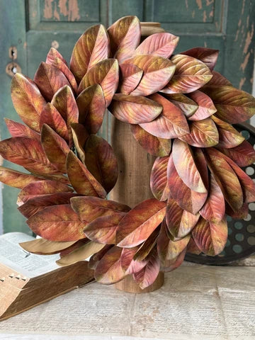 24" Rustling Magnolia Wreath