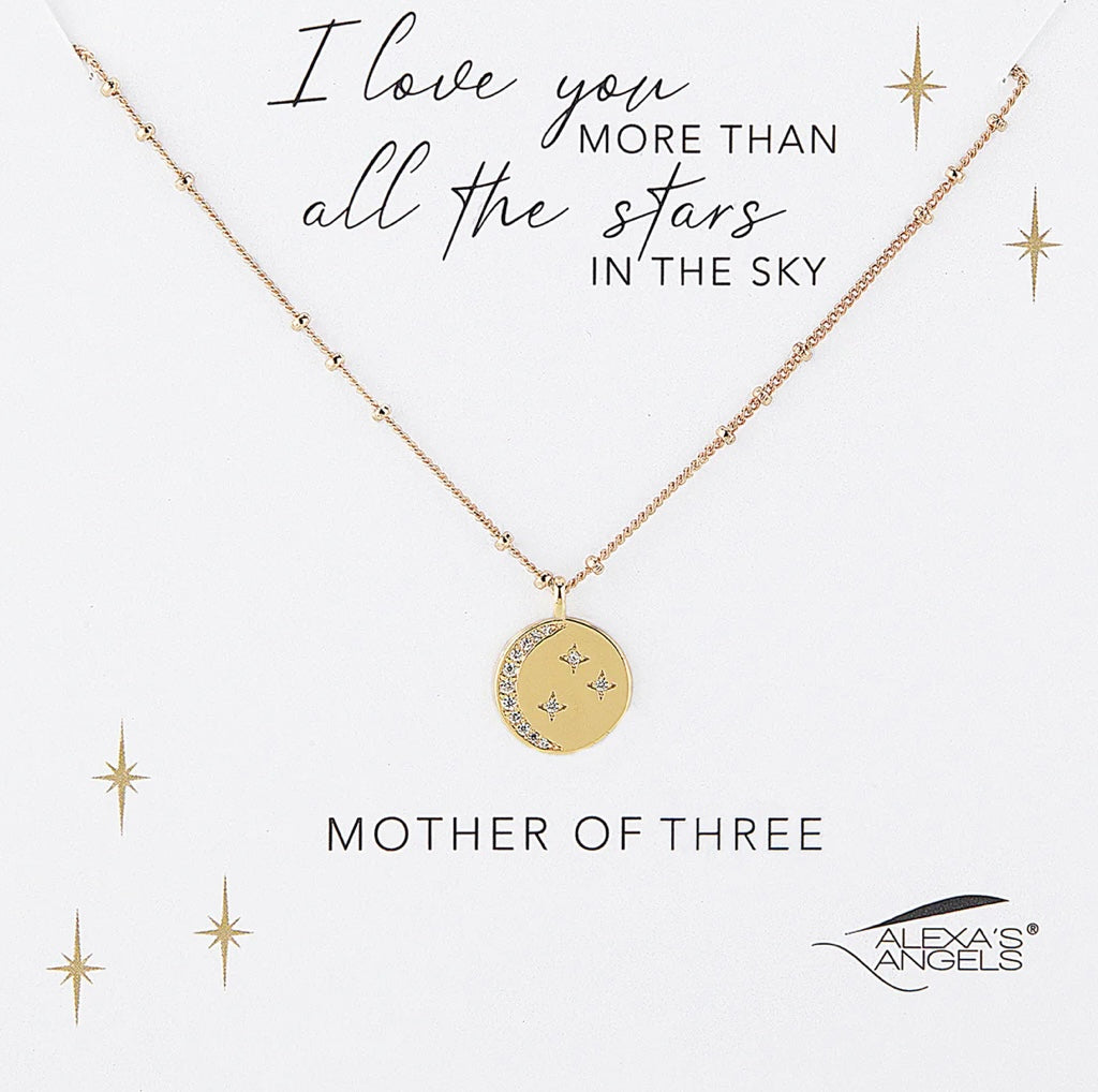 Mom Stars/Moon Necklace