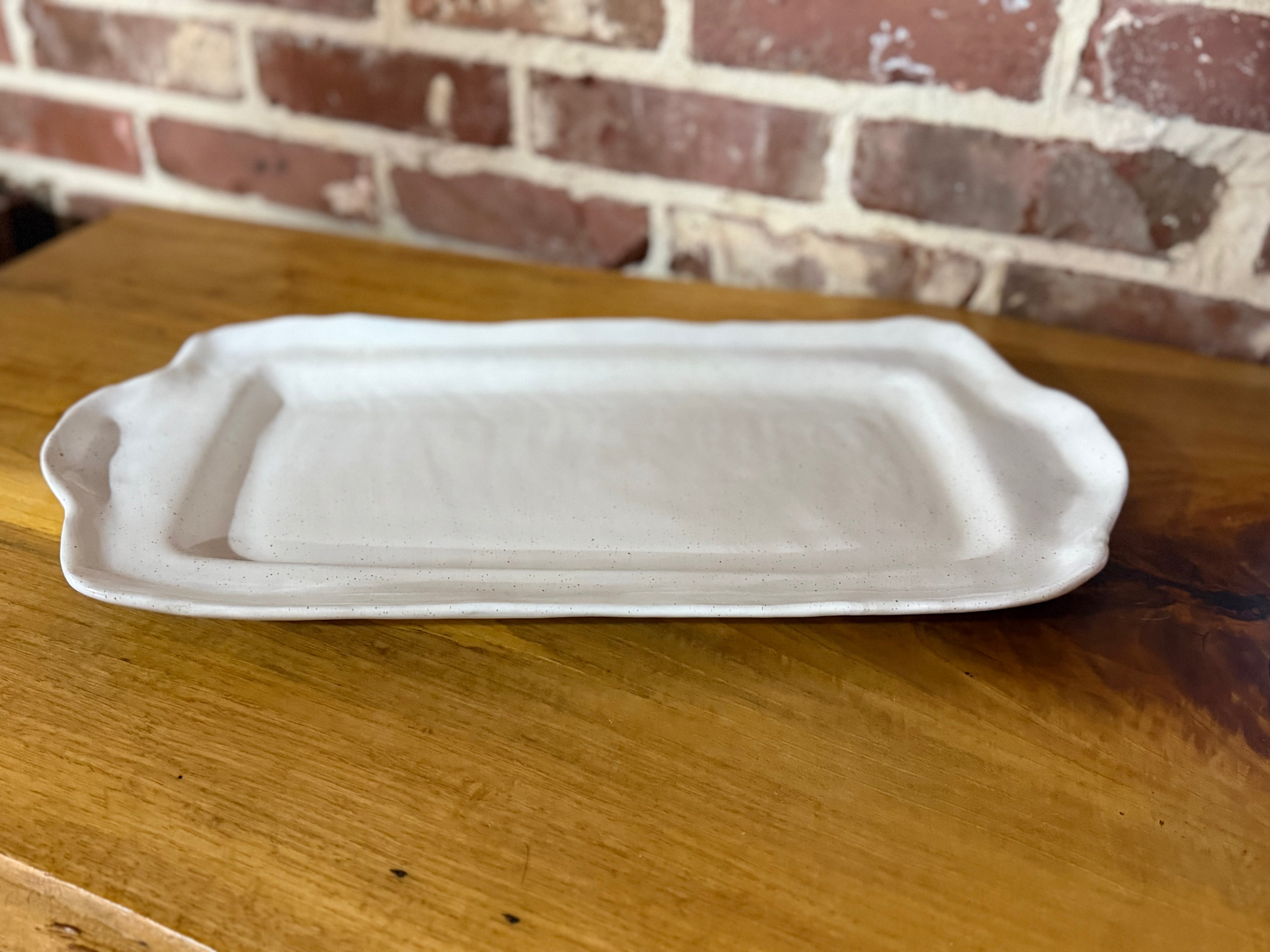 Etta B Rectangle Tray w/Handles