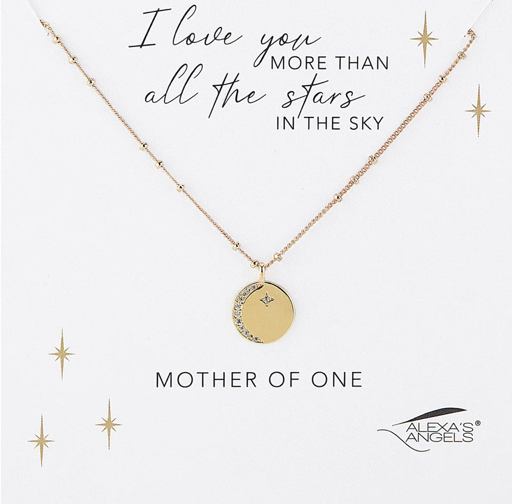 Mom Stars/Moon Necklace