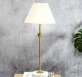 Brush Gold Lamp Marble Base