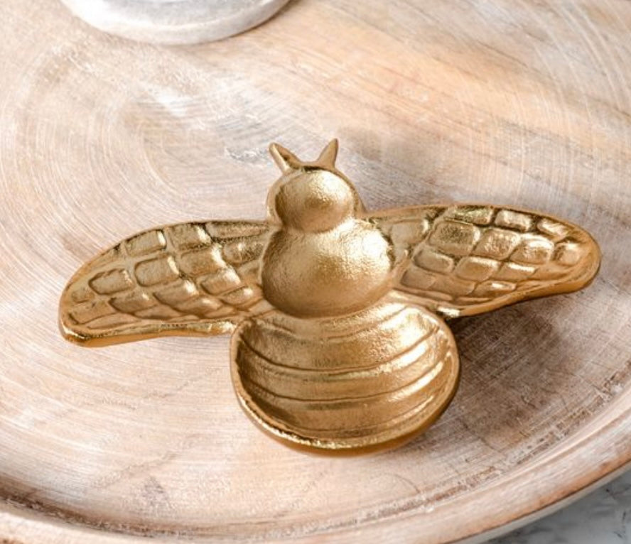 Gold Bee Dish