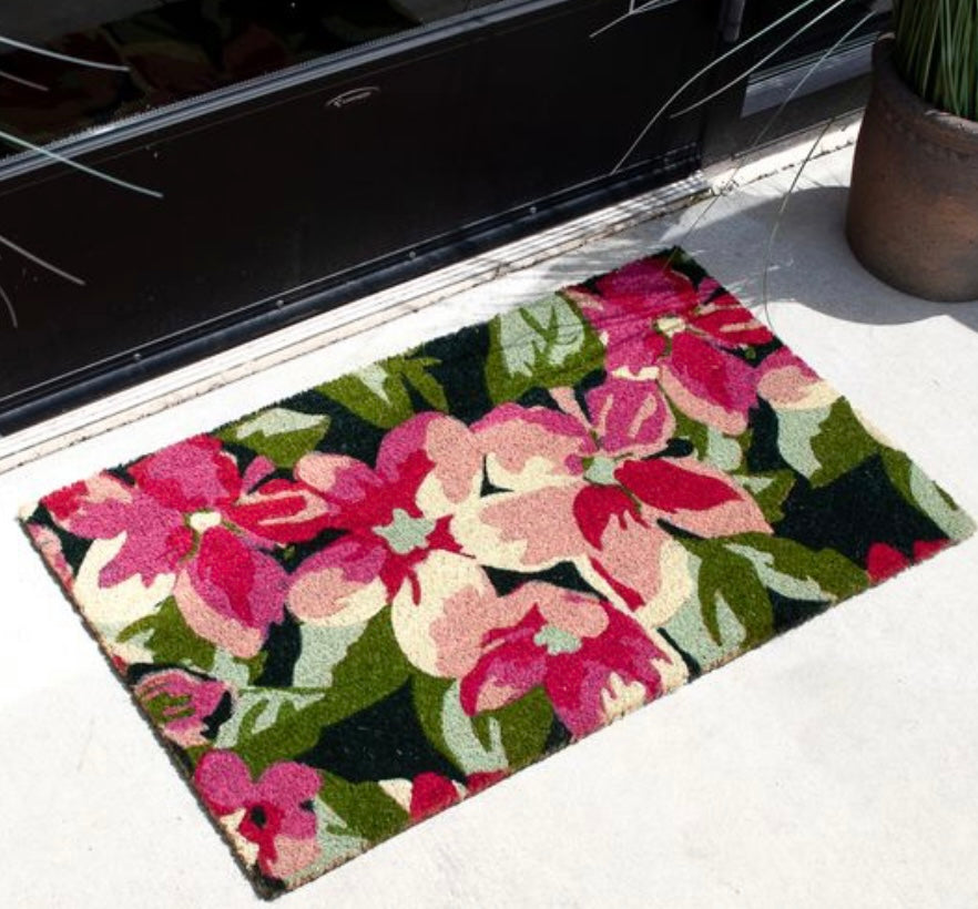 Tropical Flowers Doormat
