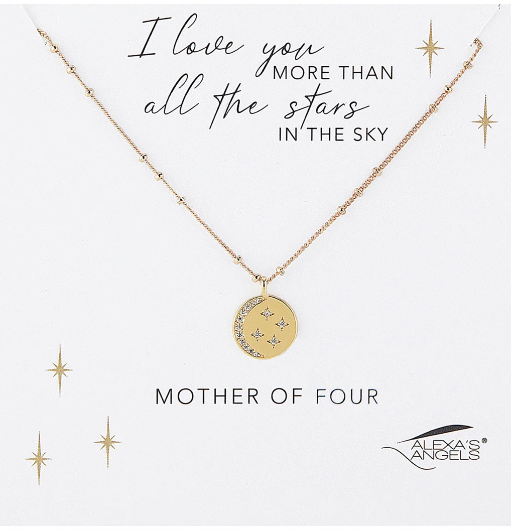 Mom Stars/Moon Necklace