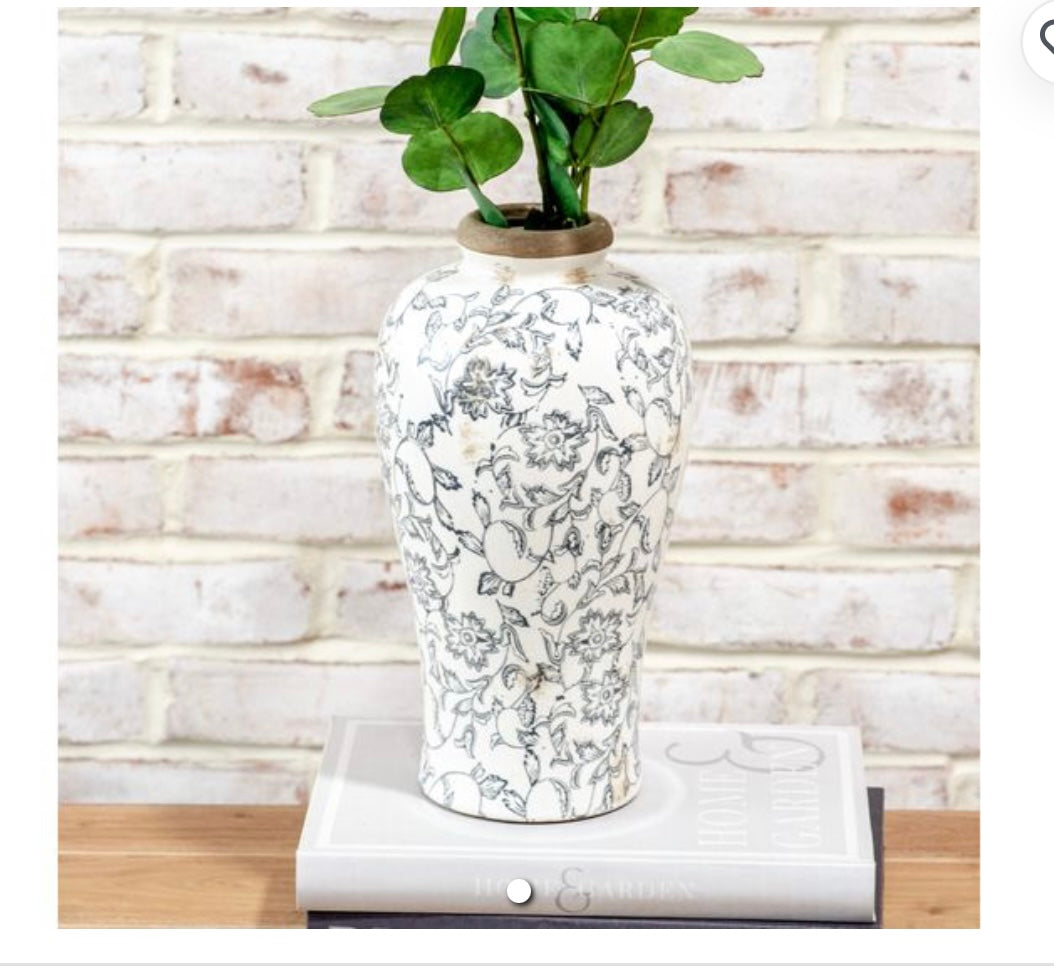 12" Heirloom Plum Vase