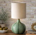 Green Leaf Pattern Lamp