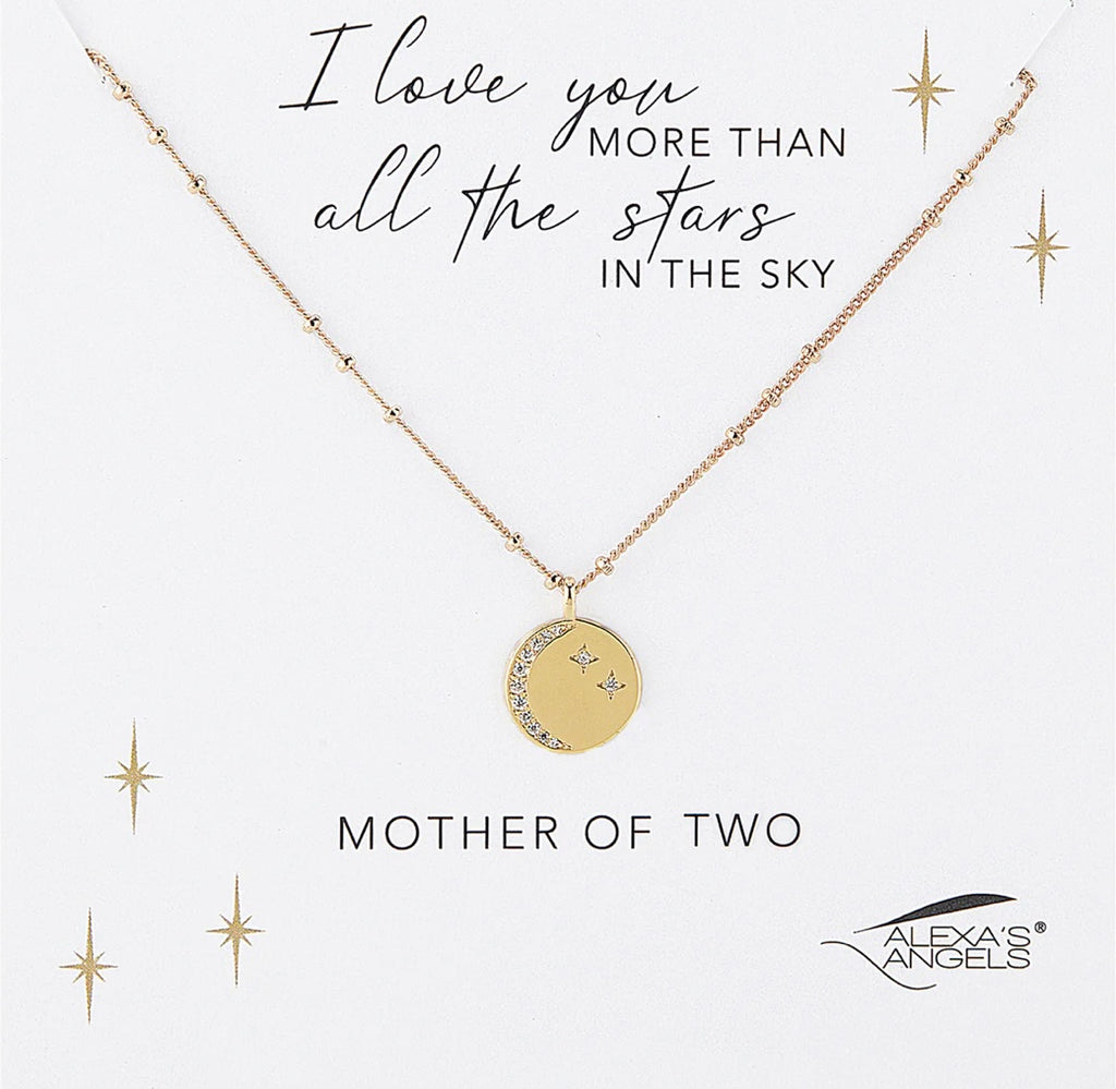 Mom Stars/Moon Necklace