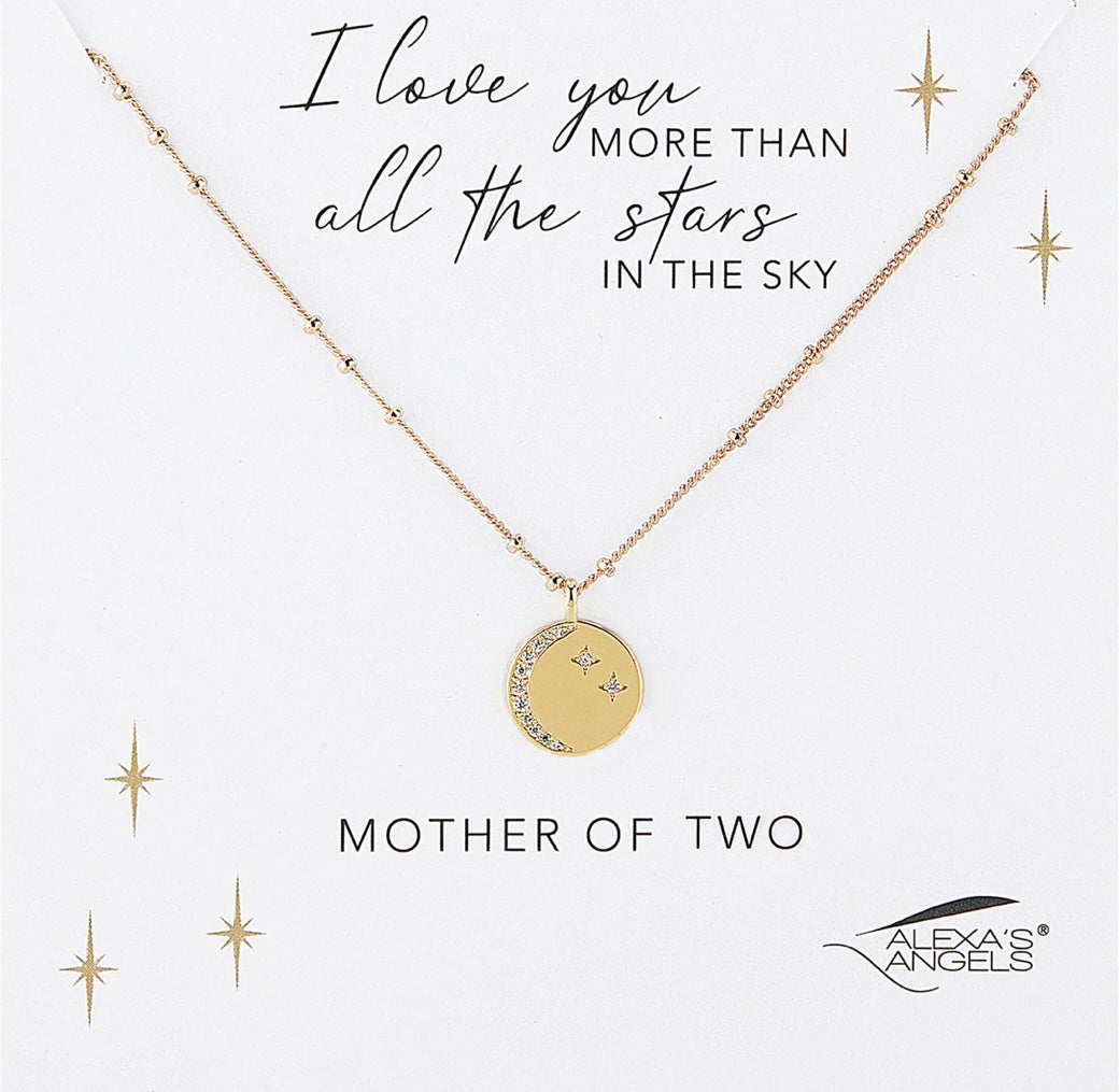 Mom Stars/Moon Necklace