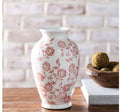 9" Rouge Floral Vase