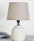 White Scallop Lamp