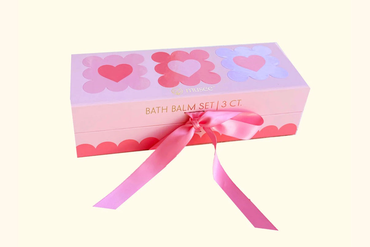 Hearts Three Bath Balm Set