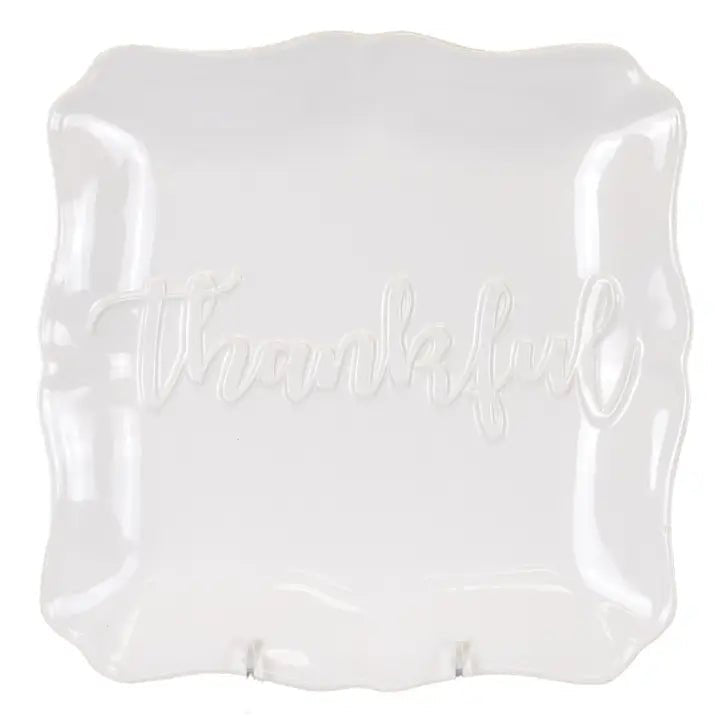 Thankful Square Platter