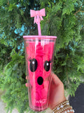 Ghost Plastic 24oz. Tumbler
