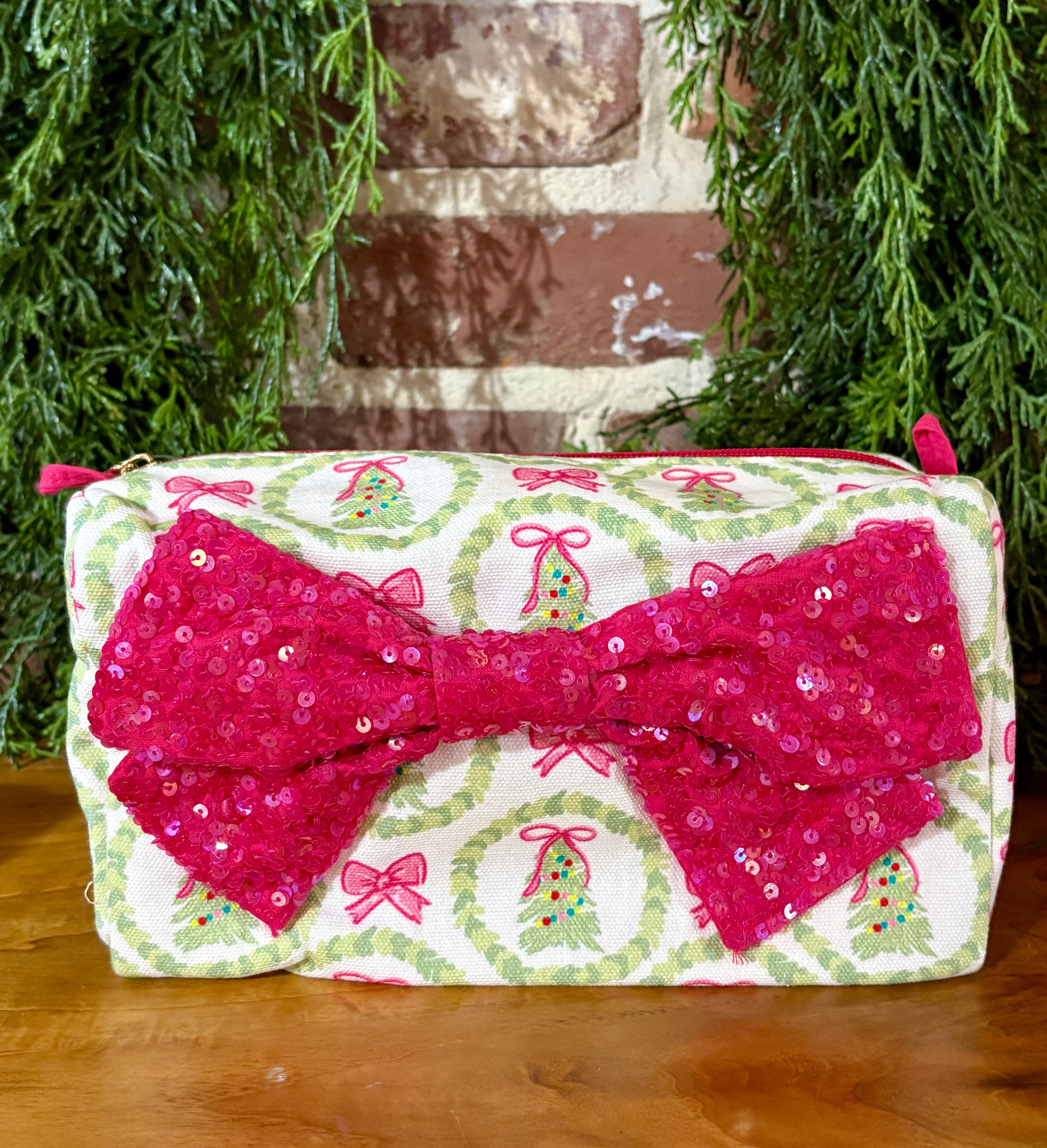 JM Christmas Zipper Pouch